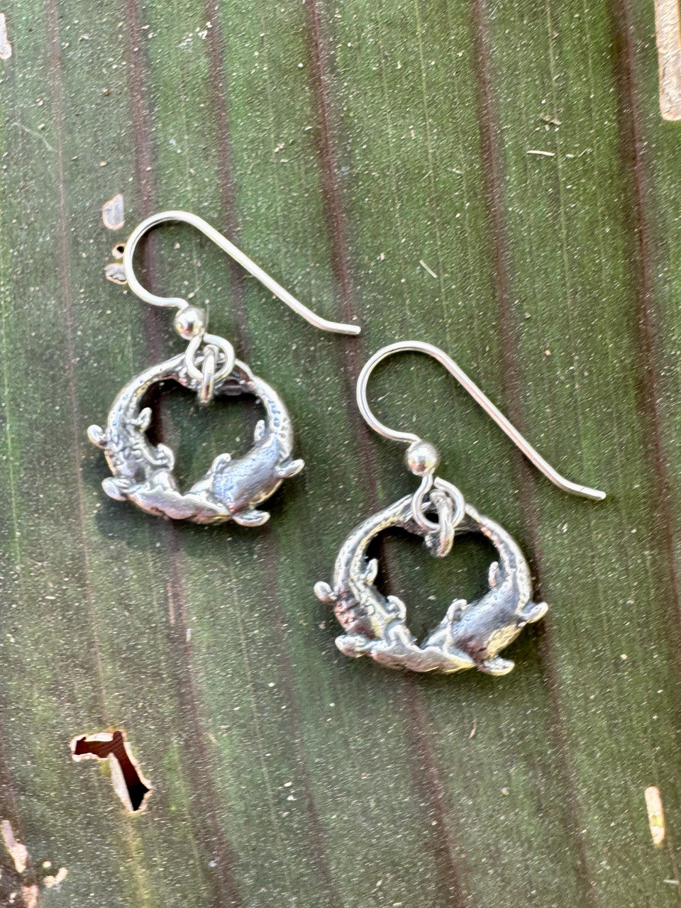 Koi Love Earrings - Silver