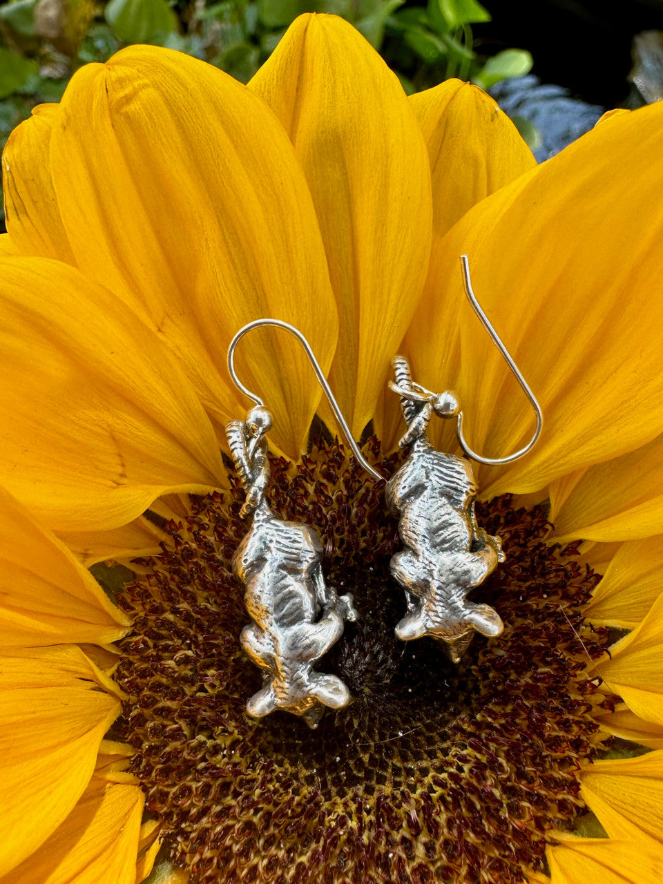 Possum Earrings - Silver