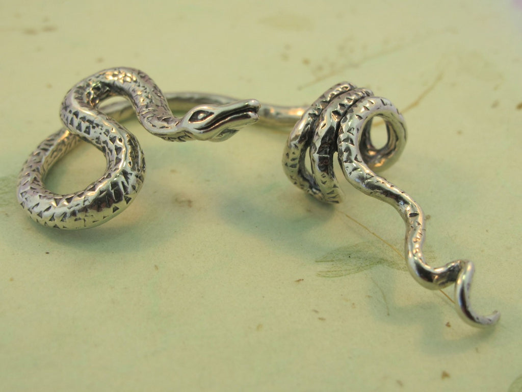Python Ear Wrap - Silver