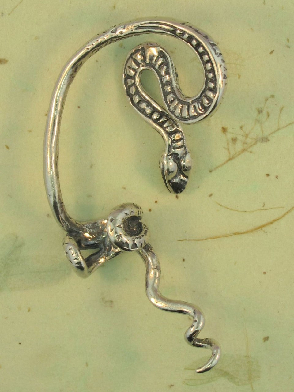 Python Ear Wrap - Silver