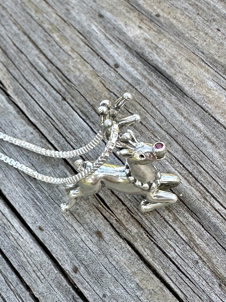 Reindeer with Ruby Nose