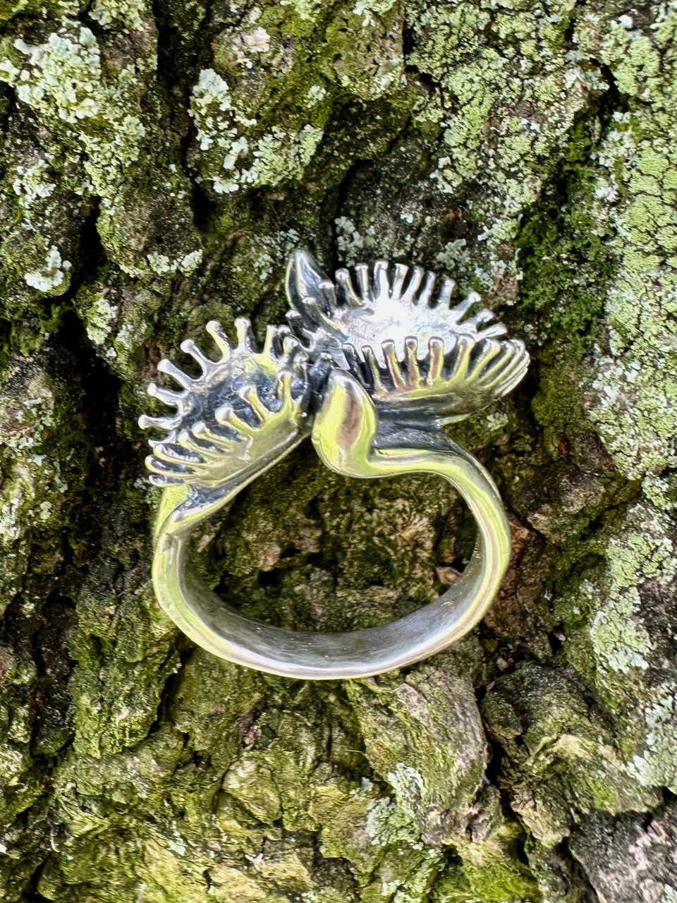 Venus Flytrap Ring - Sterling Silver