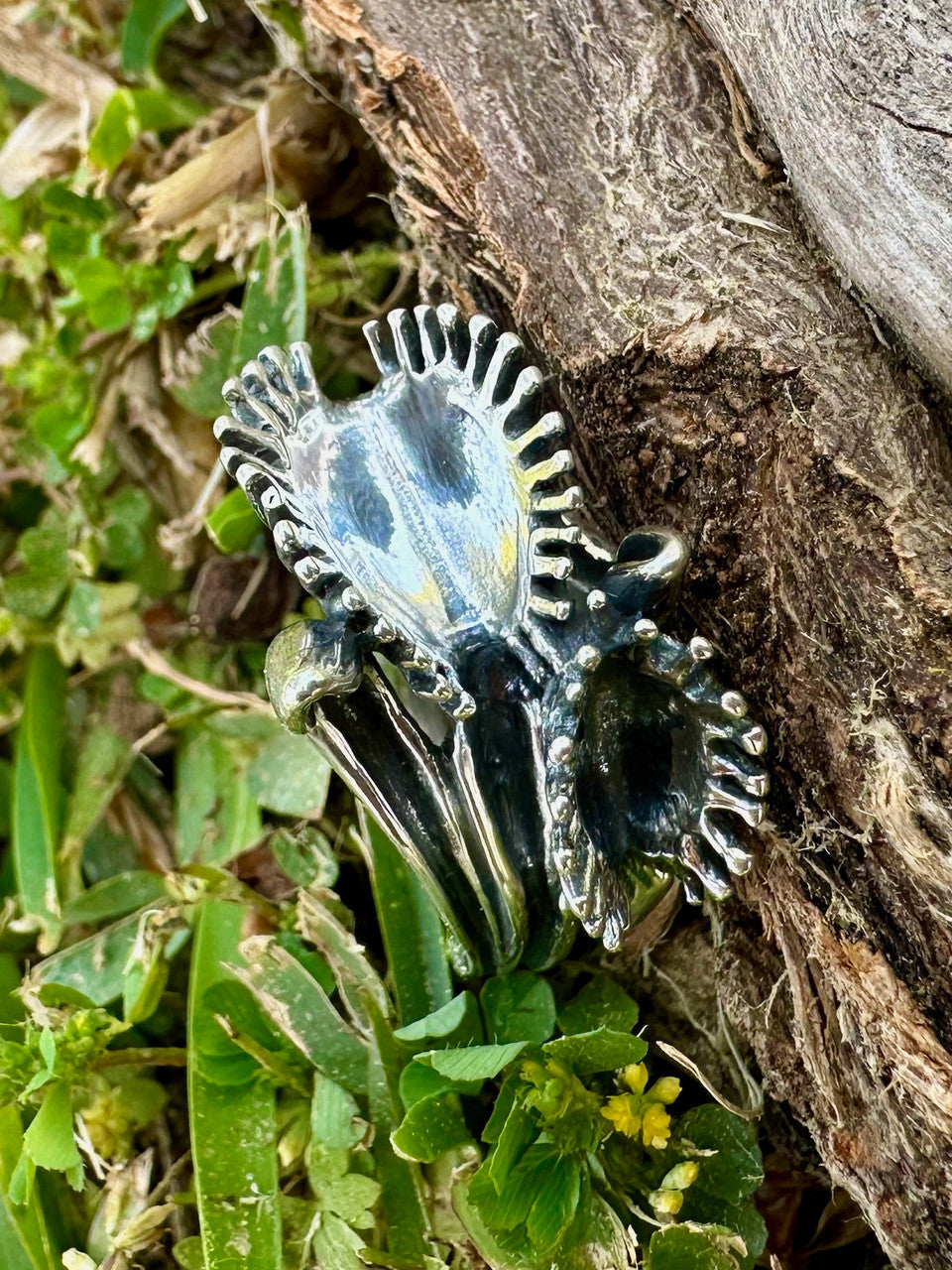 Venus Flytrap Ring - Sterling Silver