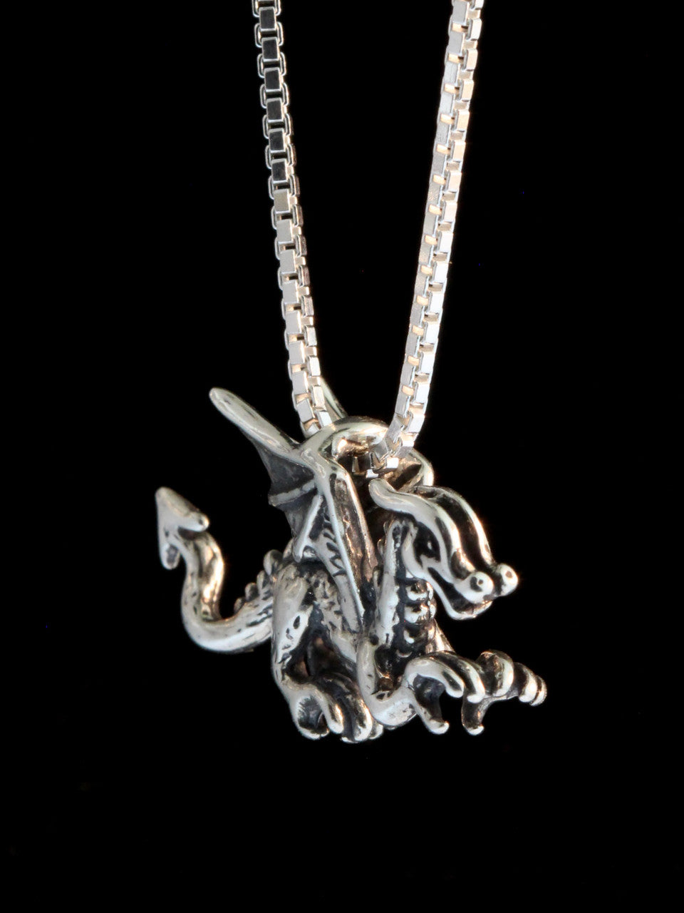 Silver Welsh Dragon Charm
