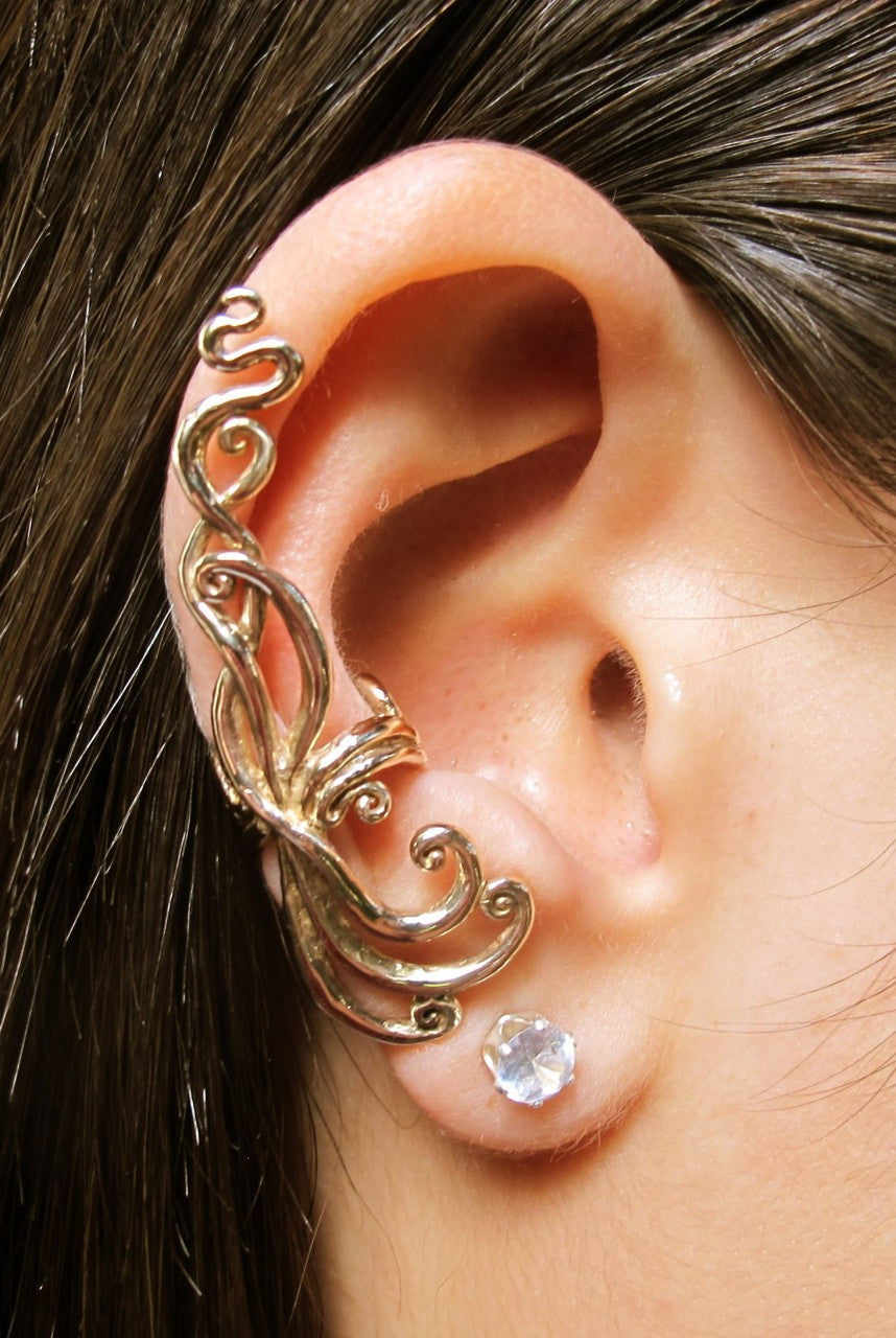 Siren's Song Ear Cuff in Bronze