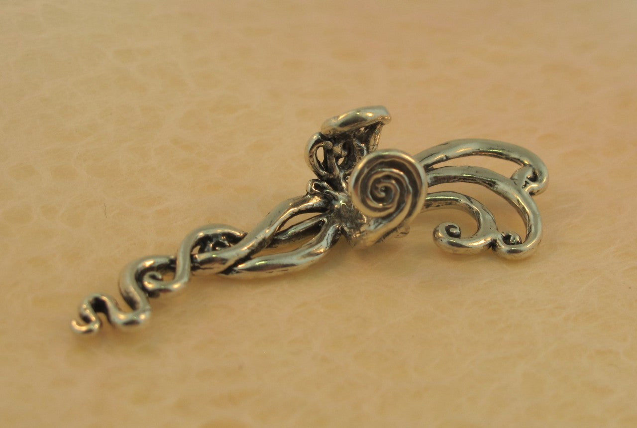 Siren's Song Ear Cuff - Sterling Silver