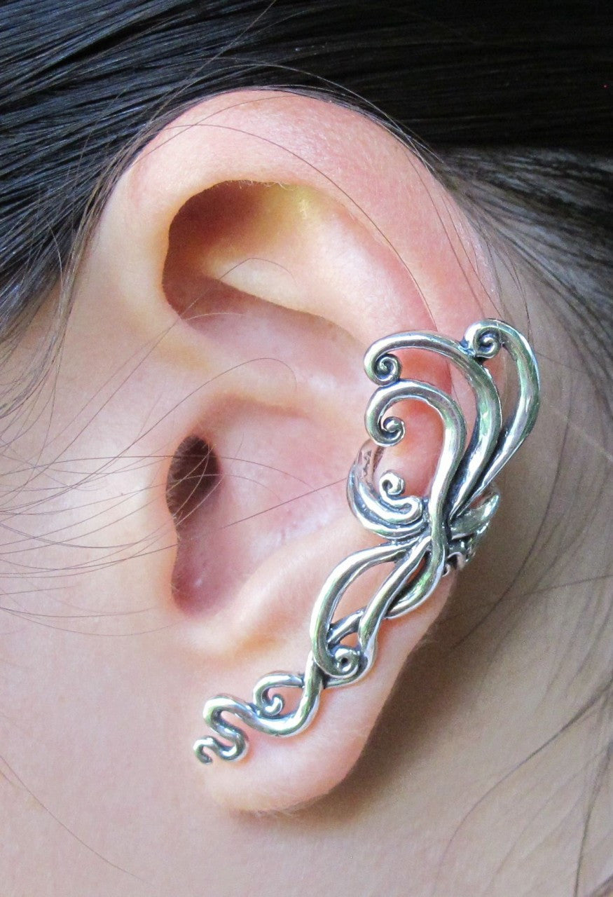 Siren's Song Ear Cuff - Sterling Silver