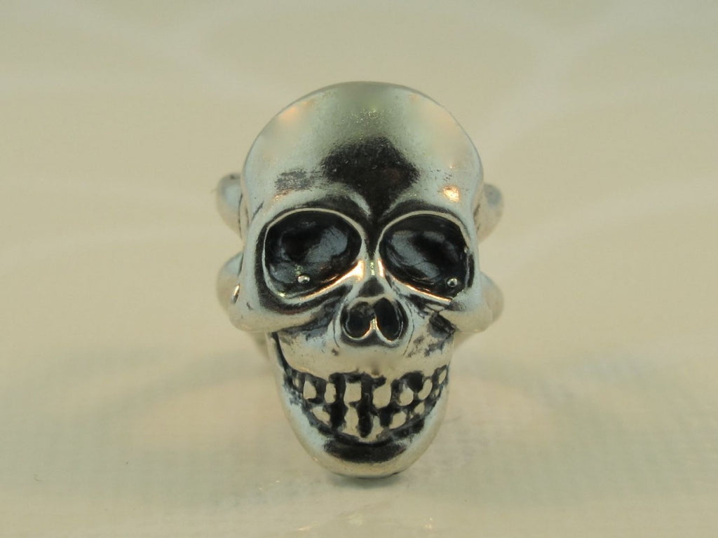 Skull Ear Cuff - Sterling Silver