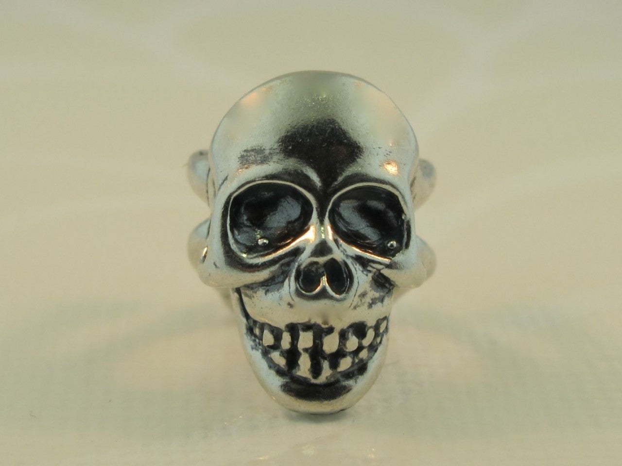 Skull Ear Cuff - Sterling Silver