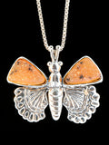 Small Jeweled Butterfly - Sterling Silver