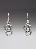 Small Spider Earrings - Sterling Silver