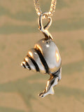 Snail Charm - Sterling Silver
