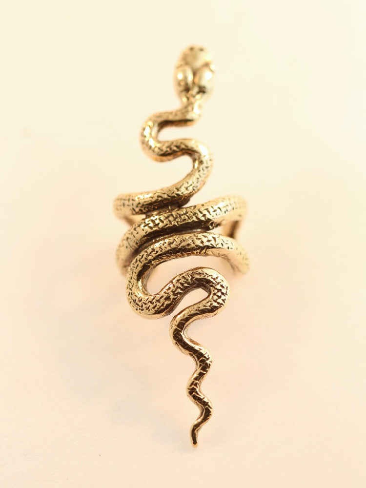 Snake Ear Cuff - 14K Gold