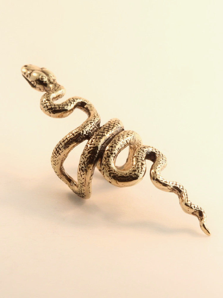 Snake Ear Cuff - 14K Gold