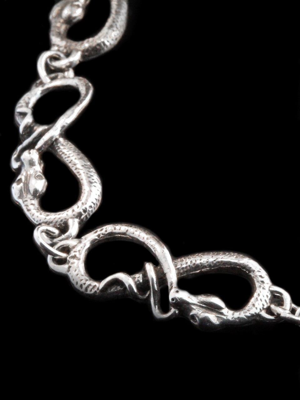 Snake Link Bracelet - Sterling Silver