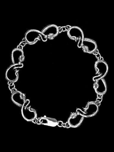 Snake Link Bracelet - Sterling Silver