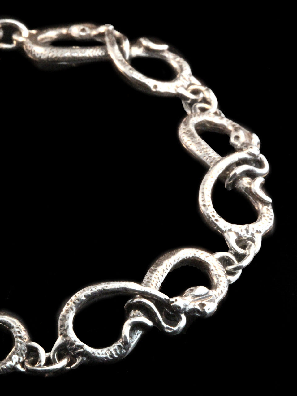 Snake Link Bracelet - Sterling Silver