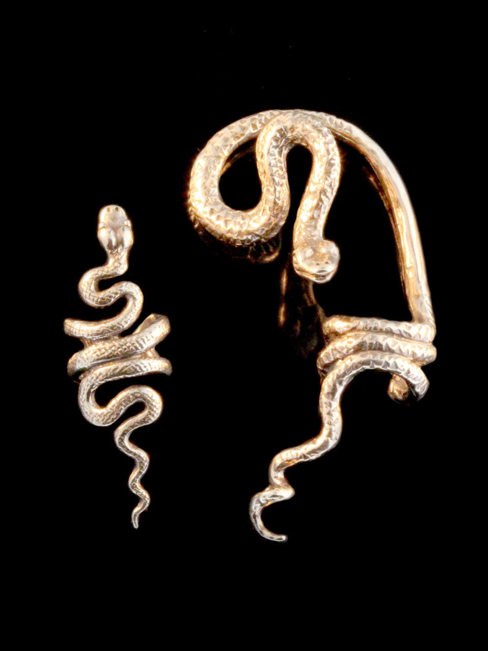 EAR CUFF SPECIAL Snake Ear Cuff Combo Bronze - Buy 2 Get 1 Ear Cuff Free