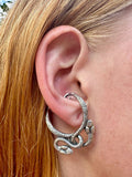 Snake Charmer Ear Hoop - Sterling Silver