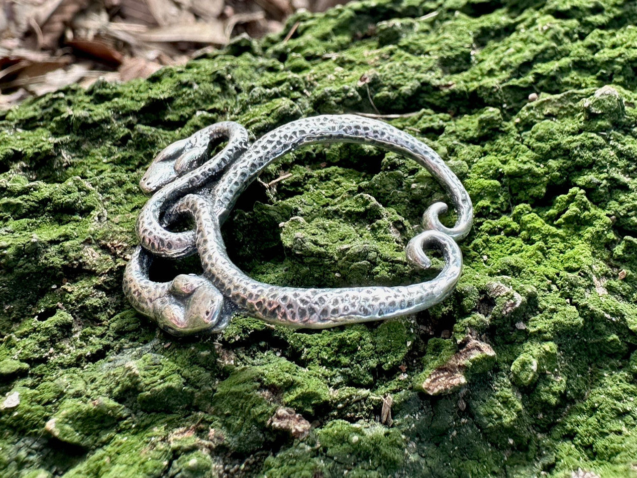 Snake Charmer Ear Hoop - Silver