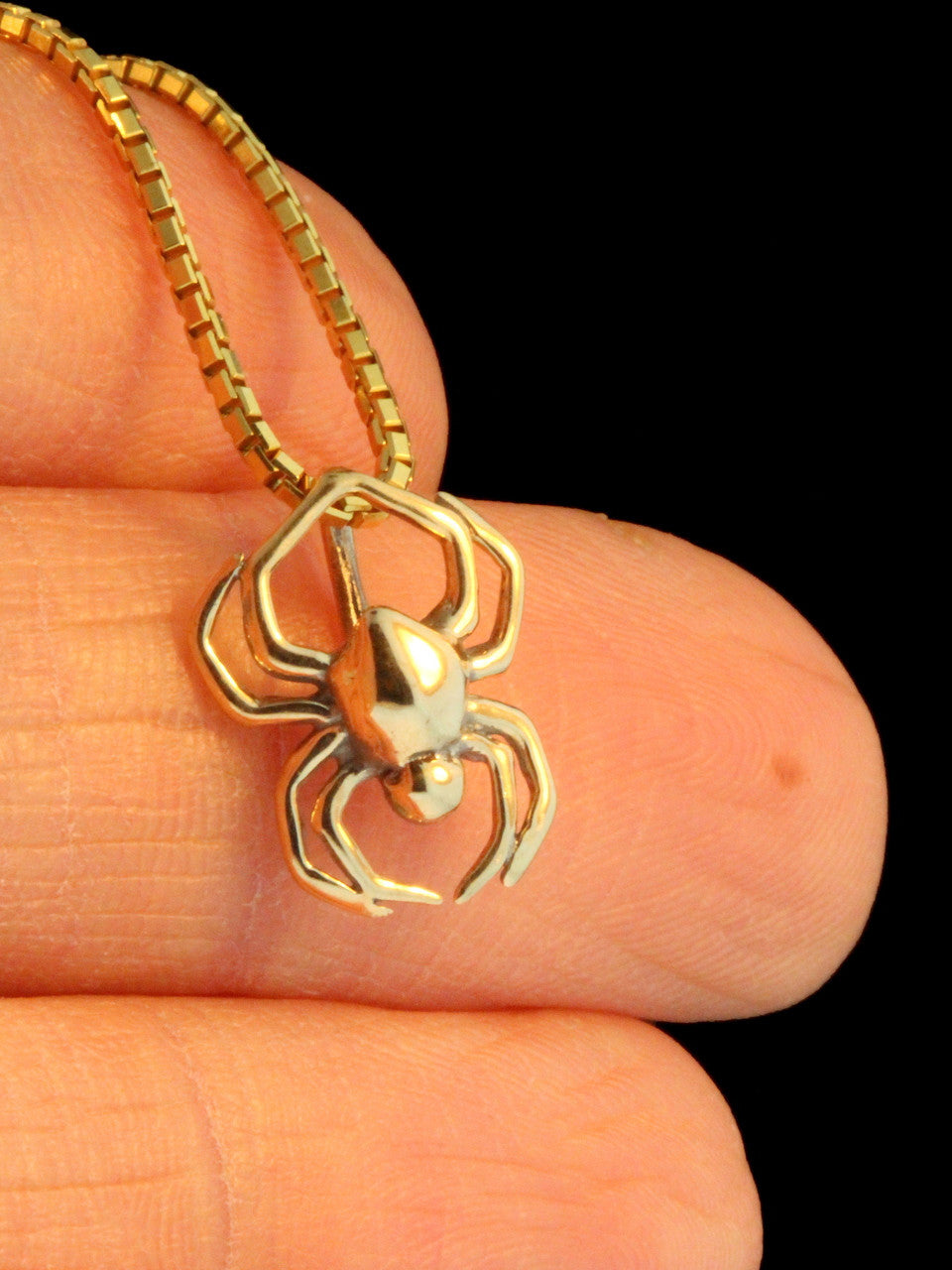 Small Spider Charm - 14K gold