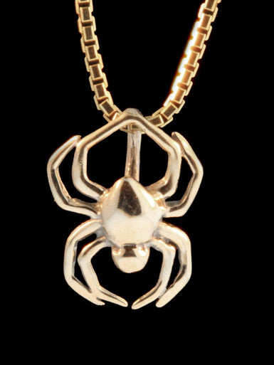 Small Spider Charm - 14k Gold