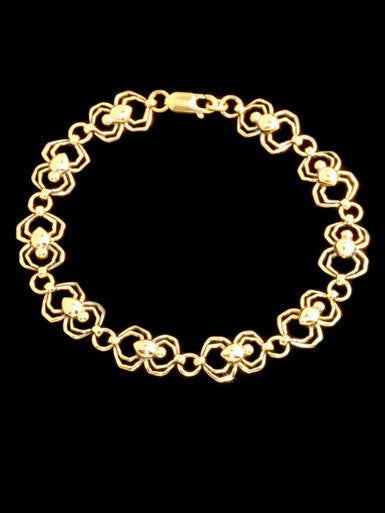 Spider Link Bracelet -14k Gold