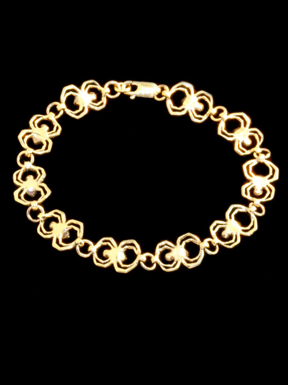 Spider Link Bracelet -14k Gold