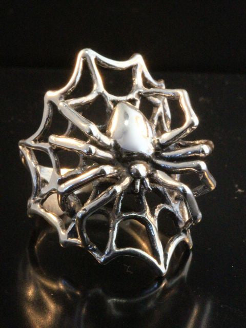 Spider Ring, sterling silver