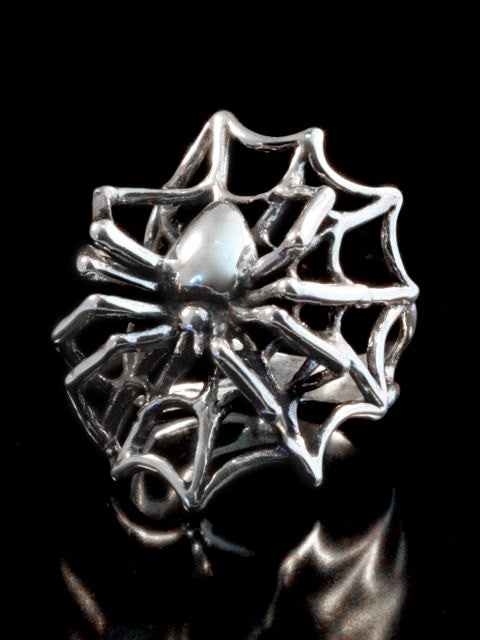 Spider Ring, sterling silver