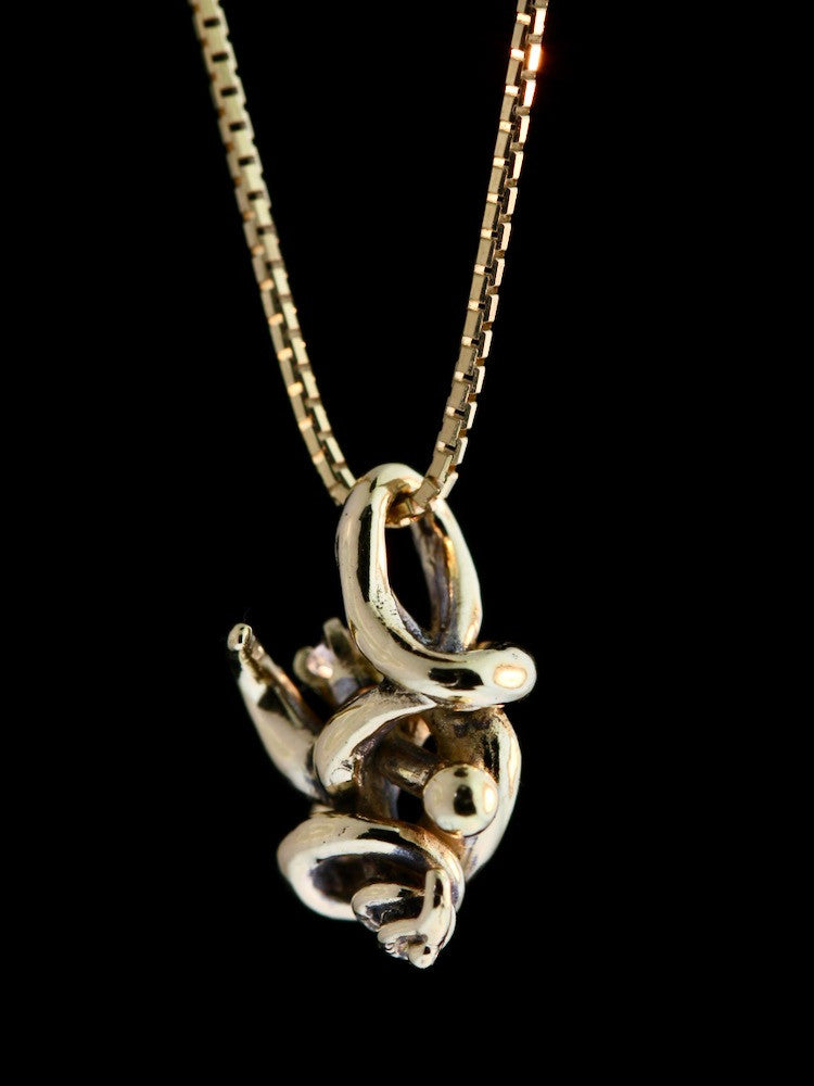 18k Gold Spielo Spore Pendant