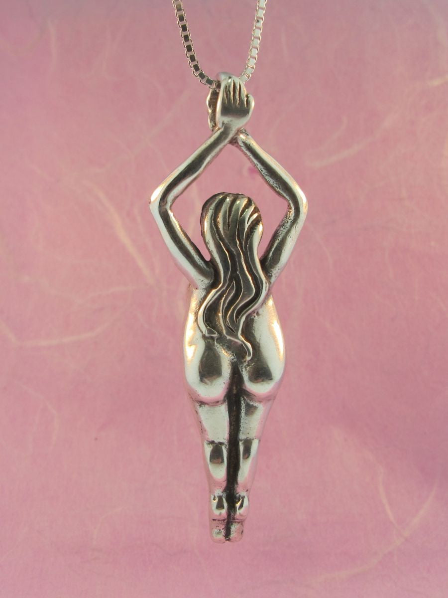 Spiral Goddess Pendant - Sterling Silver