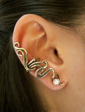 Spiro Ear Cuff in Bronze