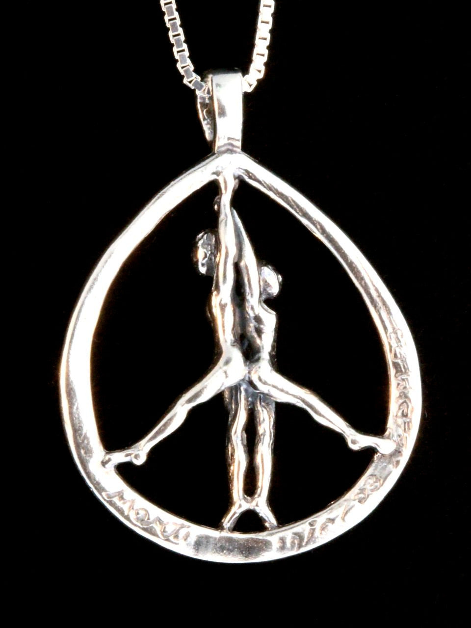 Stand for Peace Pendant- back