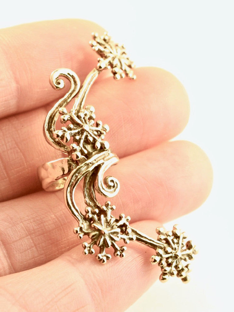 Starburst Ear Cuff - 14K Gold