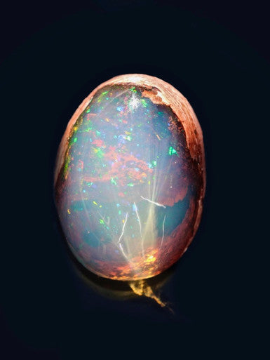 Starfire #2 - Mexican Matrix Fire Opal - 17.5 ct