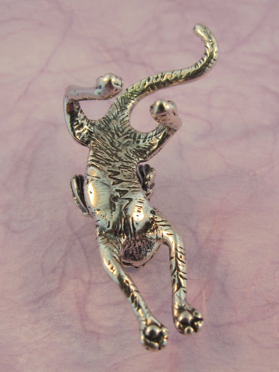 Angel Kitty Ear Cuff in Silver