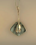 Sting Ray Charm - Sterling Silver