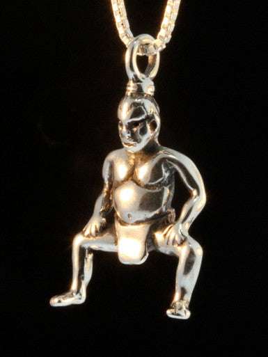 Sumo Wrestler - Sterling Silver