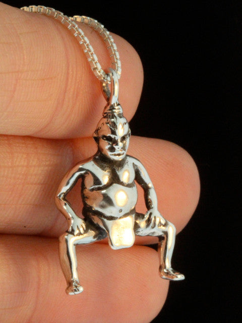 Sumo Wrestler - Sterling Silver