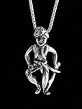 Arabian Nights - Sword Dancer Charm - Silver