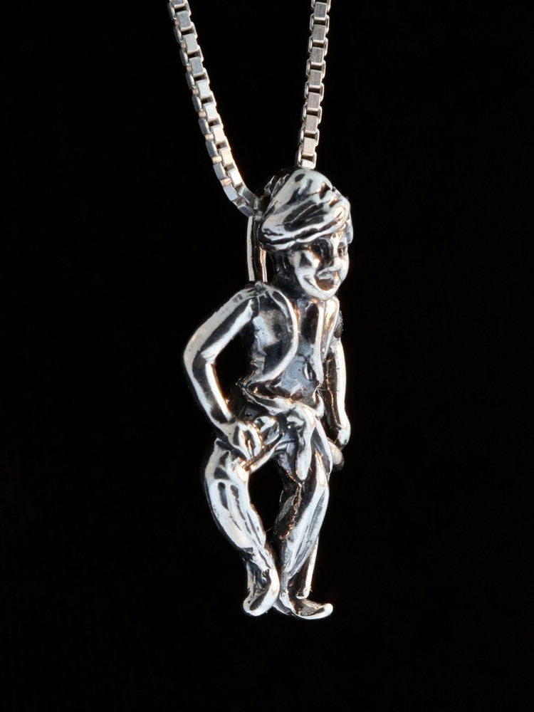 Arabian Nights - Sword Dancer Charm - Silver