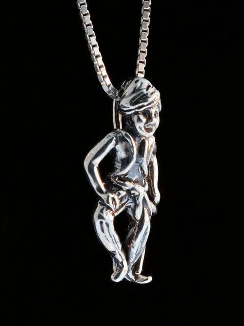 Arabian Nights - Sword Dancer Charm - Sterling Silver