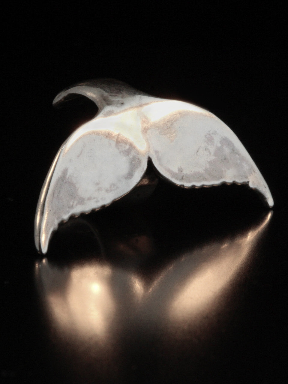 Whale Tail Ear Cuff - Sterling Silver