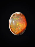 Tangerine Flash - Mexican Matrix Fire Opal - 12 ct