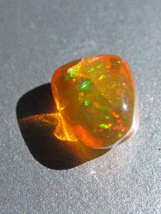 Tangerine Jelly Bean - Mexican Fire Opal - 5 ct