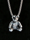 Teddy Bear Charm - Sterling Silver