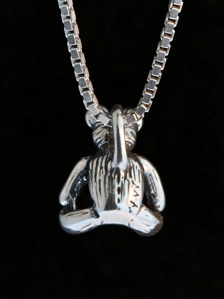 Teddy Bear Charm - Sterling Silver
