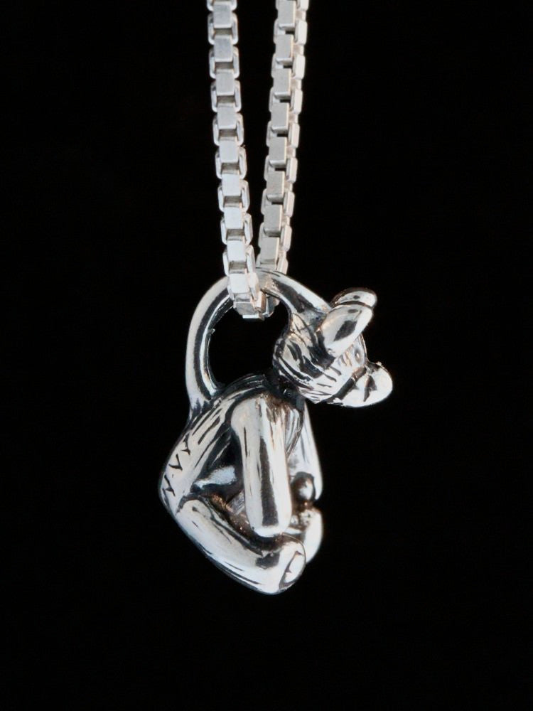 Teddy Bear Charm - Sterling Silver