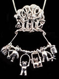 Teddy Bear Picnic Charm Collection - Sterling Silver